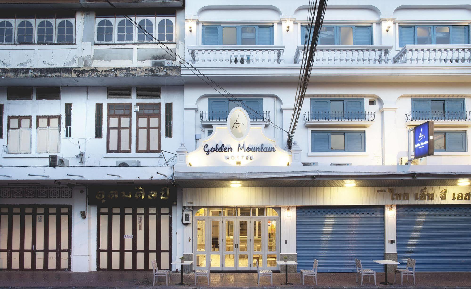 Golden Mountain Hostel Bangkok Exteriör bild